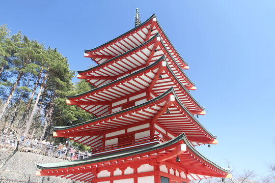 日本神社塔古建筑旅游摄影旅行