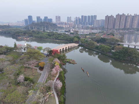 顺峰山公园春色