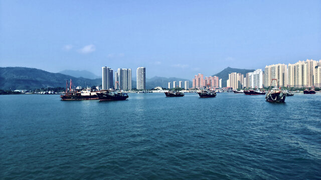 海滨城市风光