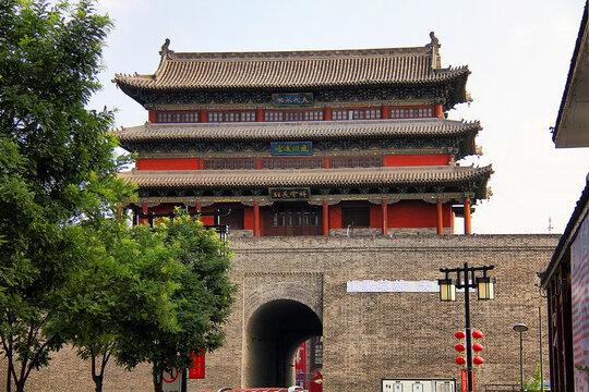 大同古城城楼城门