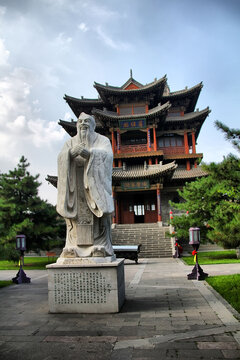 大同文庙孔子像
