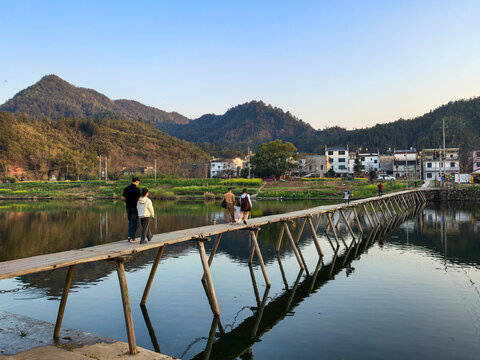 江西婺源江湾景区板凳桥