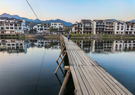 江西婺源江湾景区板凳桥