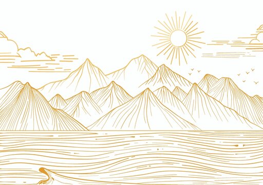 新中式山水画