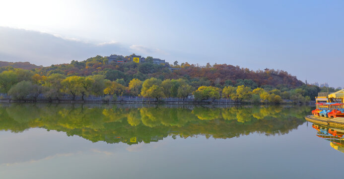 吉林北山公园秋色