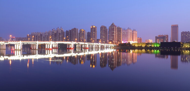 吉林市松花江夜景