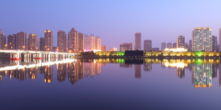 吉林市松花江夜景