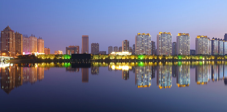 吉林市松花江夜景