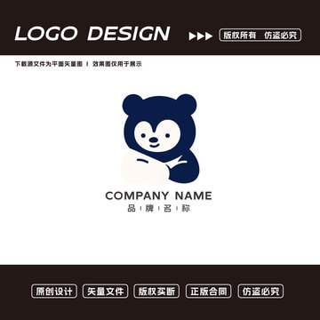 熊logo标志