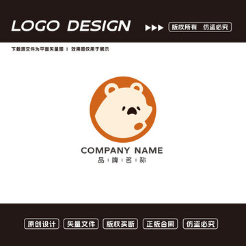 小熊logo标志