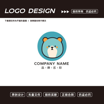 小熊logo标志