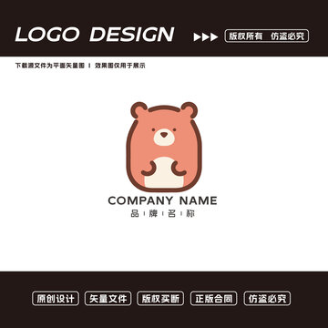 熊logo标志