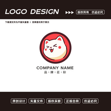 猫logo标志