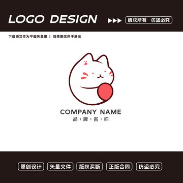 猫logo标志