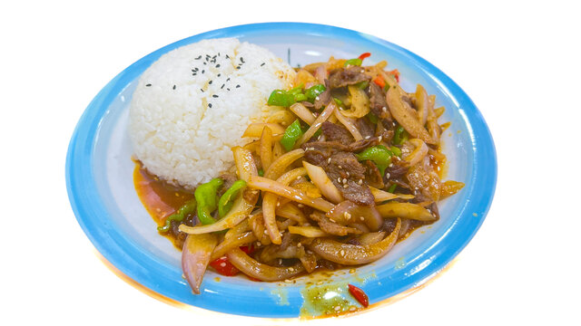 羊肉盖浇饭