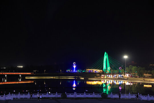 博兴县夜景