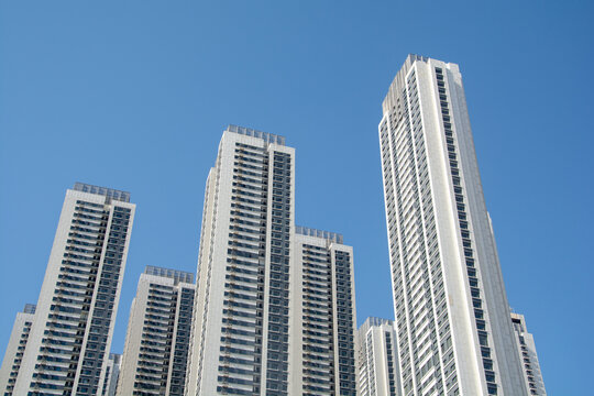 城市高层住宅大楼