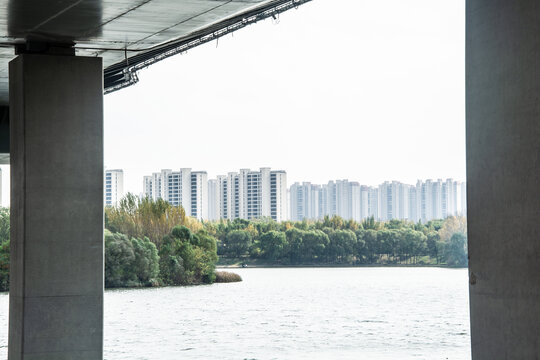 城市湖泊公园