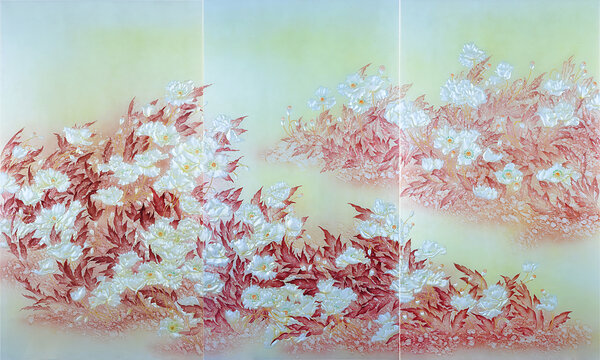 家和万事兴艺术背景墙装饰画