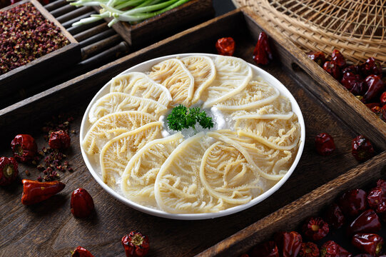 鲜毛肚
