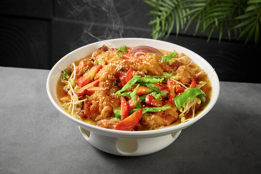 炸鱼烧菜