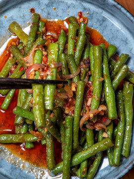 泰式香辣蒜蓉炒长豆角