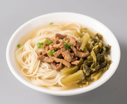 酸菜肉丝汤粉