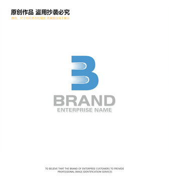 B字母logo