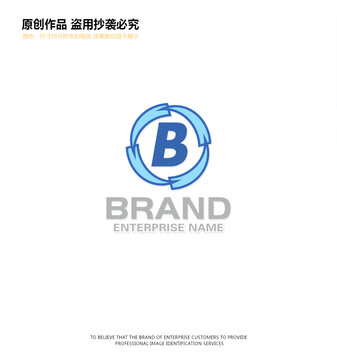 B字母logo