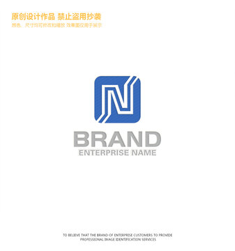 N字母logo