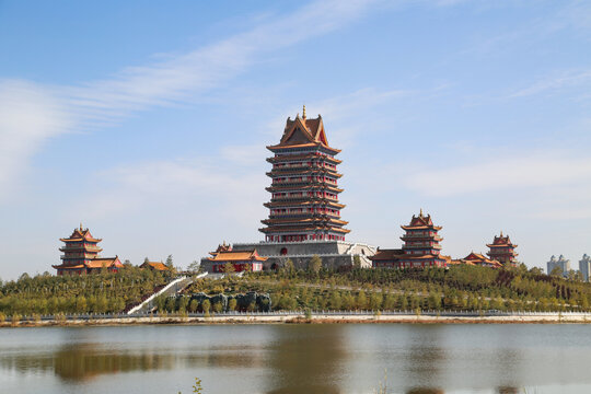 吴忠黄河楼