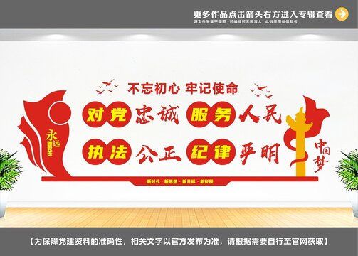对党忠诚服务人民