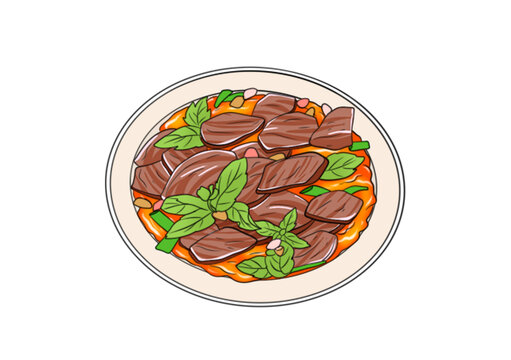 爆烟牛肉