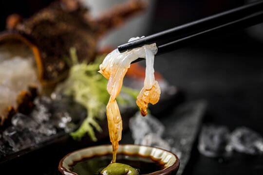 龙虾刺身