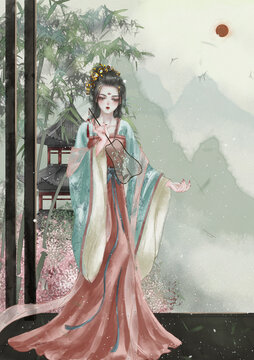 亭亭玉立