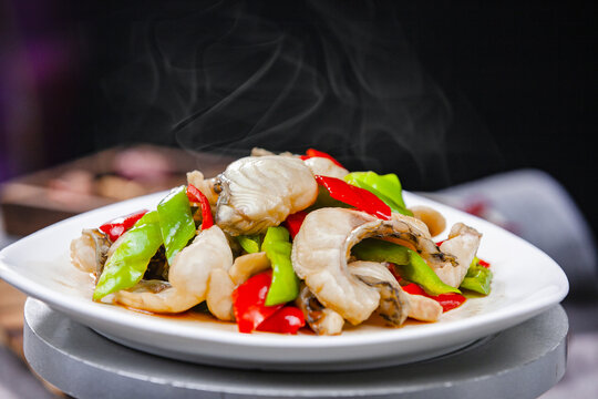 炒脆肉罗非鱼片