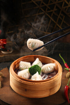 鲜肉粉饺