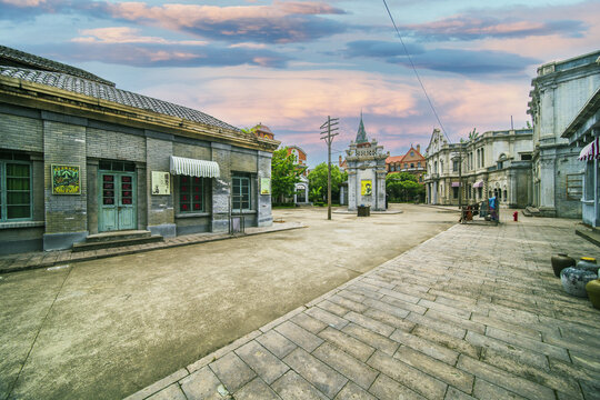 老上海街景