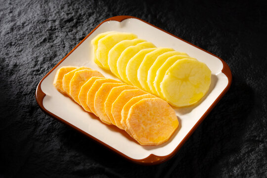 地瓜土豆拼盘