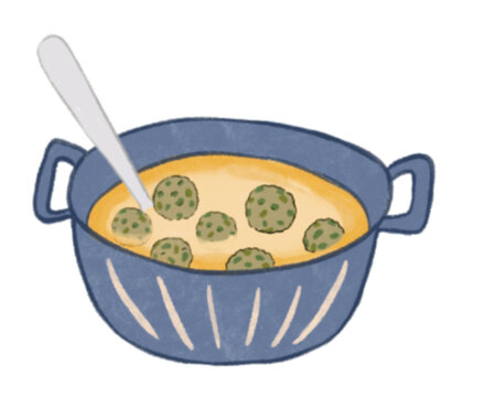 荠菜肉丸汤