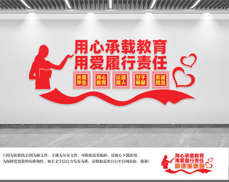 教师文化墙宣传