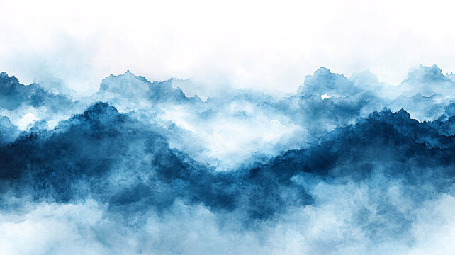 水彩淡雅背景图