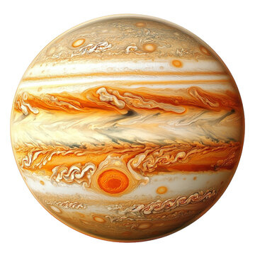[免抠素材]木星表面详细插图图像