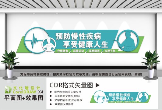 健康宣传文化墙