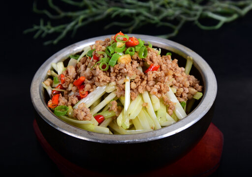 肉沫韭菜黄