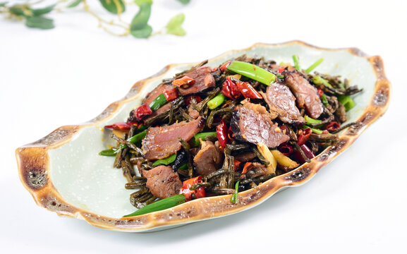 干豆角炒农家腊肉
