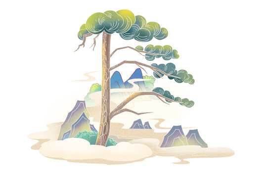 黄山迎客松