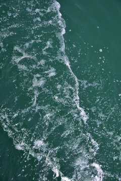 碧波荡漾海水波纹