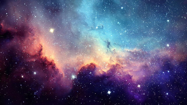 深空绚丽星云