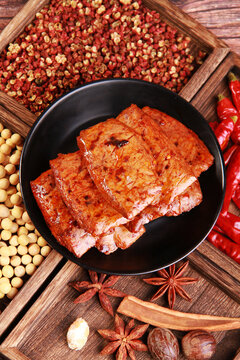 香辣素肉